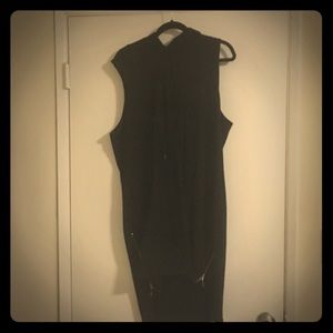 Super Cute Plus Size High-Low Sweatshirt Dress